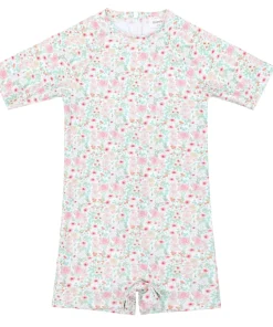 minnow Unisex Rashguard One Piece Emerald Floral Best