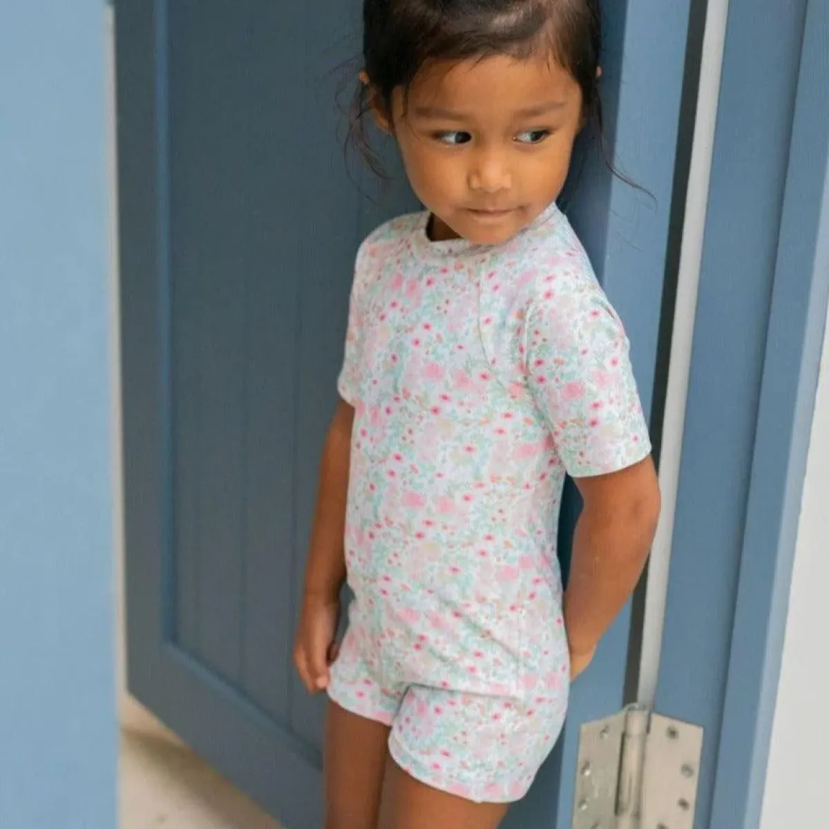 minnow Unisex Rashguard One Piece Emerald Floral Best