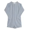minnow Unisex Rashguard One Piece Navy Stripe Fashion