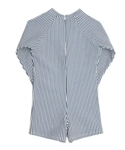 minnow Unisex Rashguard One Piece Navy Stripe Fashion