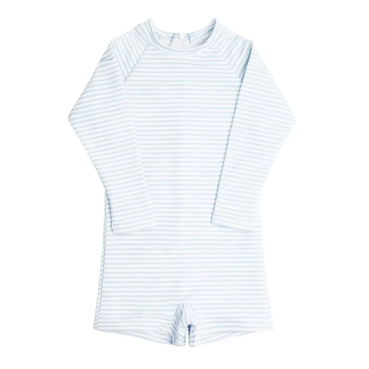 minnow Unisex Rashguard One Piece Powder Blue Stripe Sale