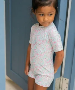 minnow Unisex Rashguard One Piece Emerald Floral New