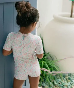 minnow Unisex Rashguard One Piece Emerald Floral New