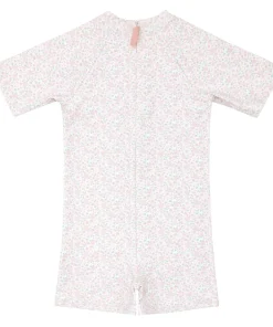 minnow Unisex Short Sleeve Rashguard One Piece Antique Floral Hot