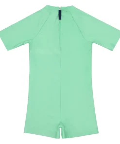 minnow Unisex Short Sleeve Rashguard One Piece Palm Green Outlet