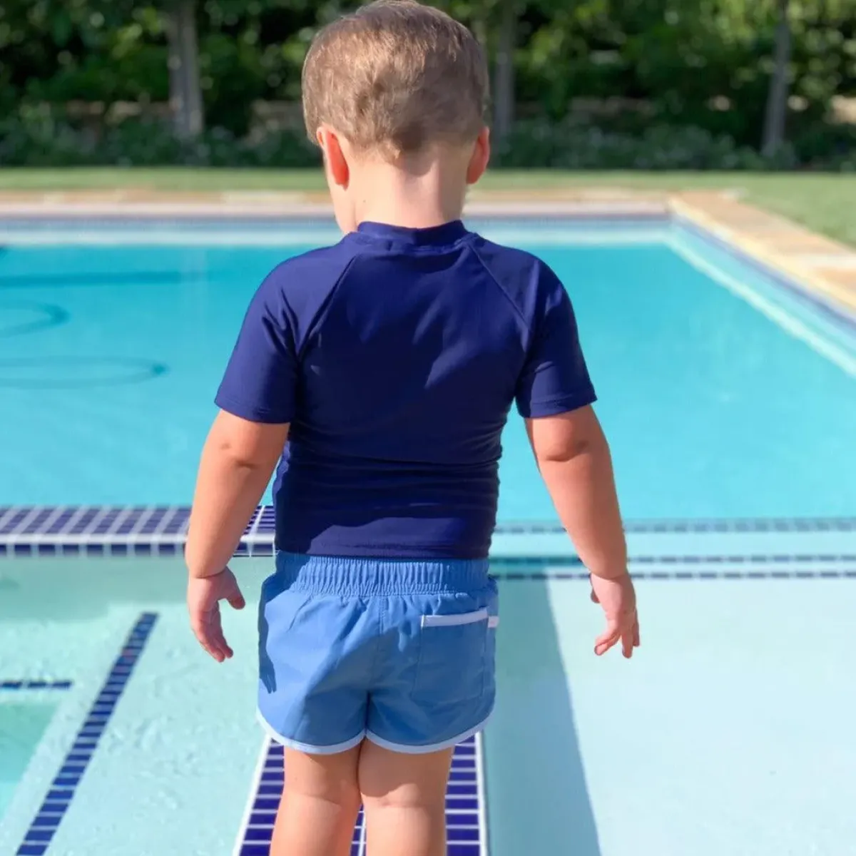 minnow Unisex Short Sleeve Rashguard Navy Best