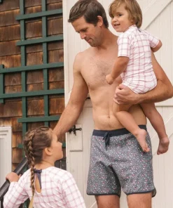 minnow Unisex Short Sleeve Rashguard One Piece Windowpane Hot