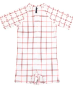 minnow Unisex Short Sleeve Rashguard One Piece Windowpane Best