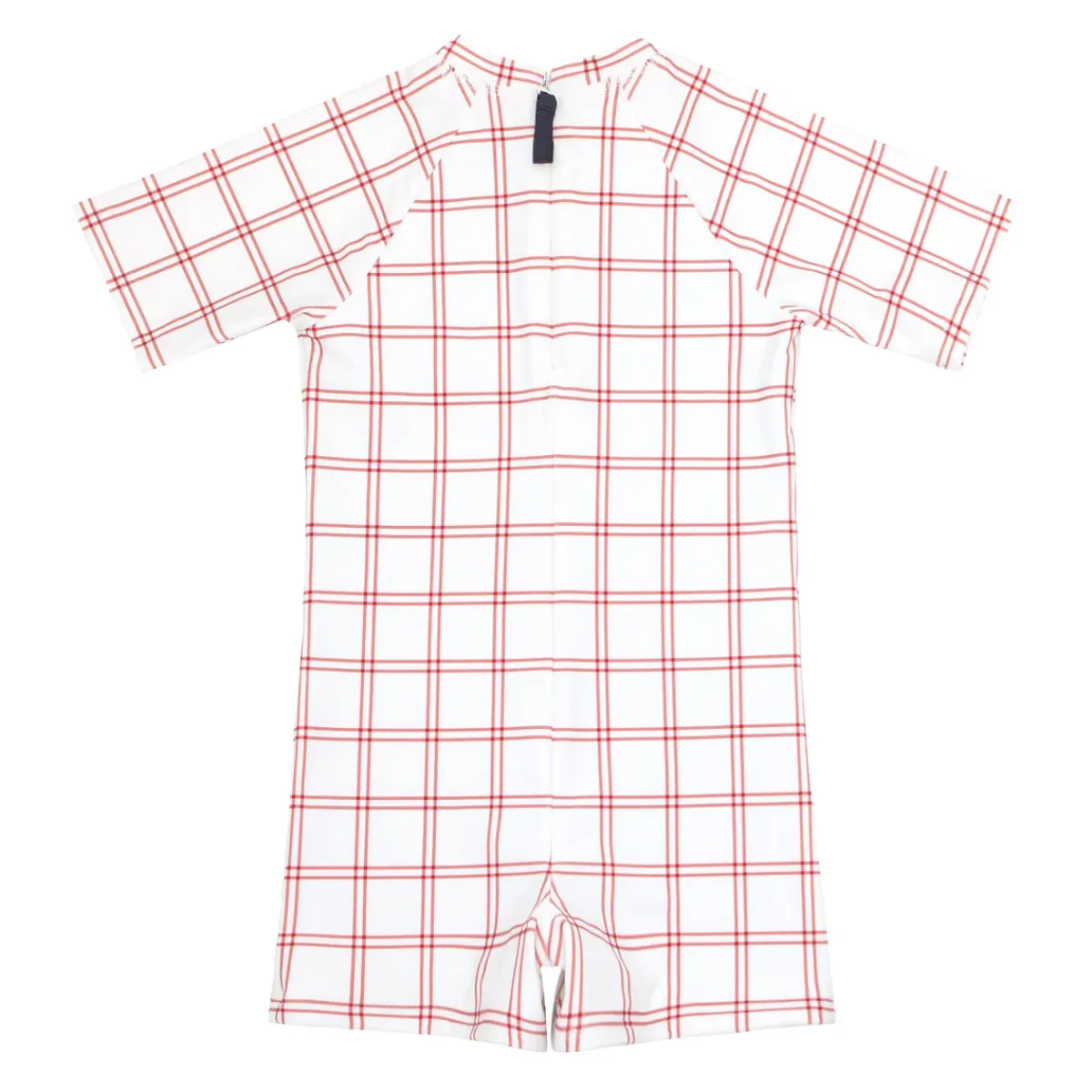 minnow Unisex Short Sleeve Rashguard One Piece Windowpane Best