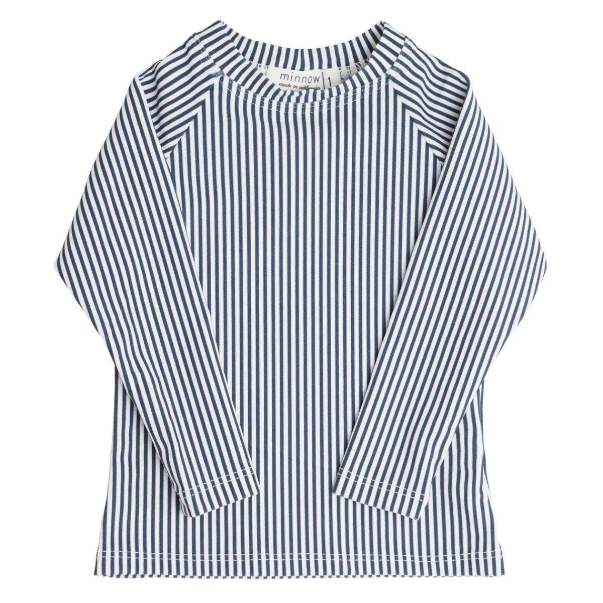 minnow Unisex Stripe Rashguard Navy Stripe Sale