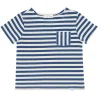 minnow Unisex Stripe Short Sleeve Boatneck Tee | Swim Breton Stripe Clearance