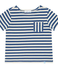 minnow Unisex Stripe Short Sleeve Boatneck Tee | Swim Breton Stripe Clearance