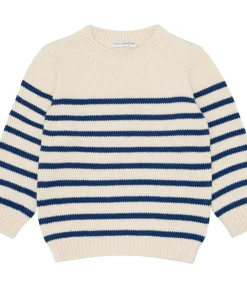 minnow Unisex Sweater Breton Stripe Knit Discount