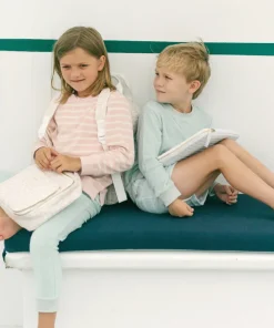 minnow Unisex Terry Sweatshirt | Swim Pink And Cream Clearance