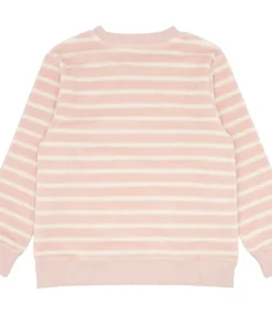 minnow Unisex Terry Sweatshirt | Swim Pink And Cream Clearance