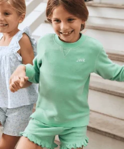 minnow Unisex Terry Sweatshirt Abaco Green Discount