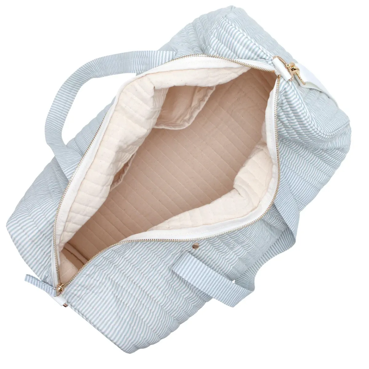 minnow Weekender Bag Powder Blue Stripe Clearance