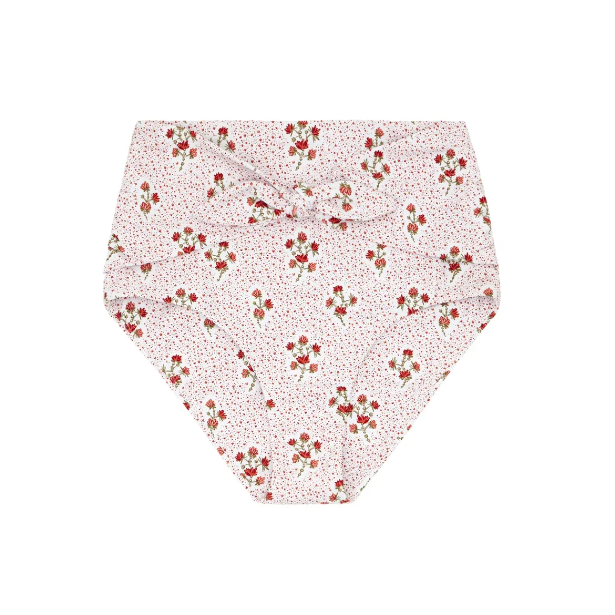 minnow Women's High Waist Bikini Bottom | Swim Raspberry Red New