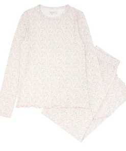 minnow Women's Pima Pajamas Set Antique Floral Discount