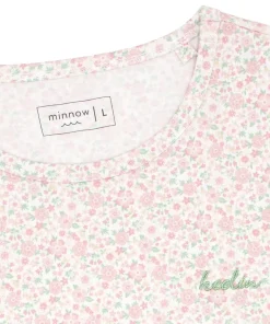 minnow Women's Pima Pajamas Set Antique Floral Discount