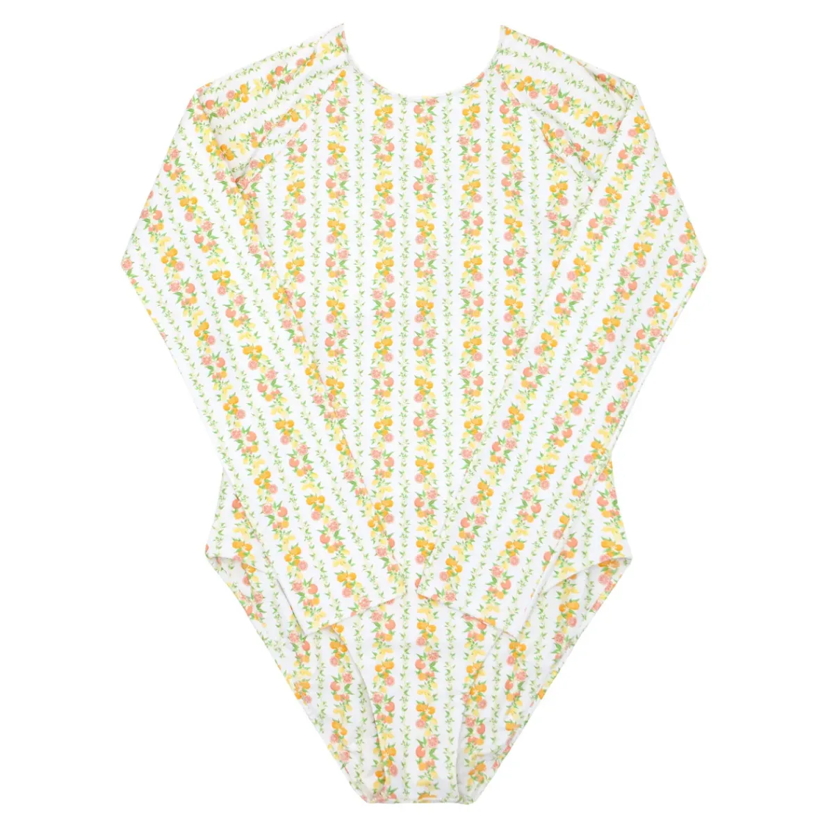 minnow Women's Rashguard One Piece Linear Citrus New