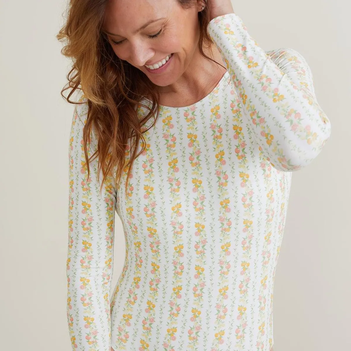 minnow Women's Rashguard One Piece Linear Citrus New