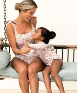 minnow Women's Tie Knot One Piece Cypress Floral Fashion