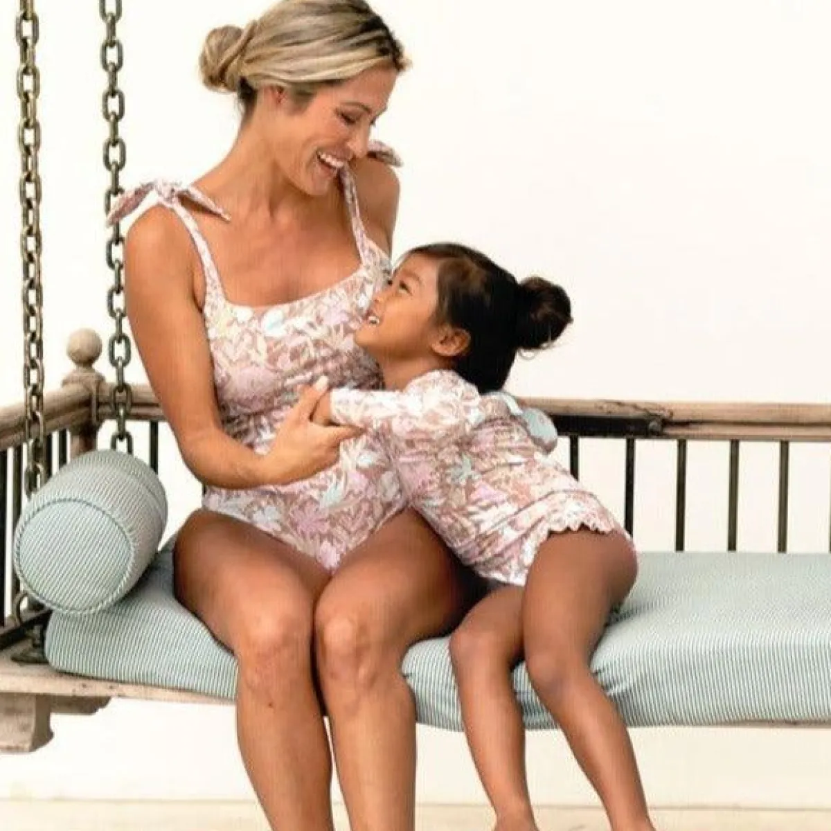 minnow Women's Tie Knot One Piece Cypress Floral Fashion