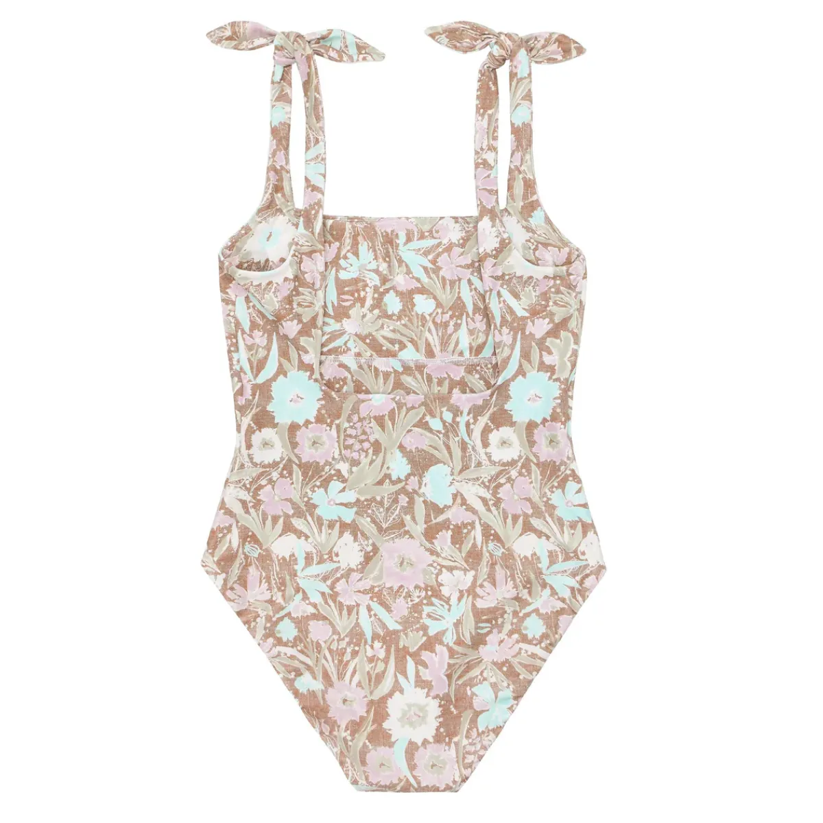 minnow Women's Tie Knot One Piece Cypress Floral Fashion