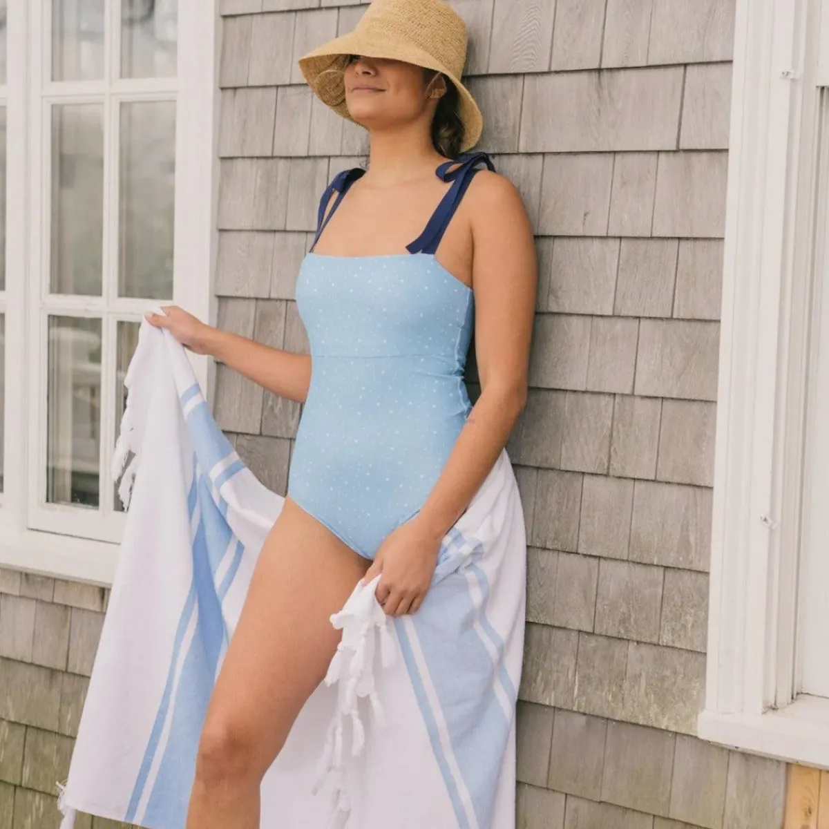 minnow Women's Tie Knot One Piece Atlantic Star New